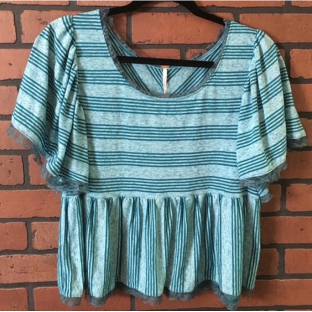 Free People fit and flare shirt